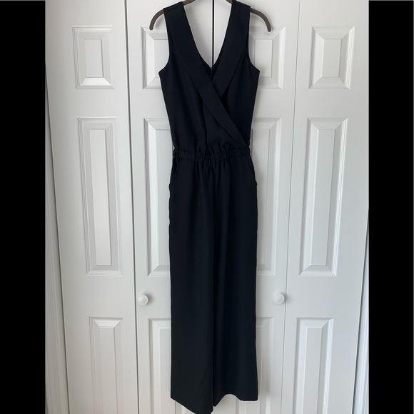 Oliver Grace Black Sabrina V-Neck and Open Back Jumpsuit Size S/M - Picture 7 of 10